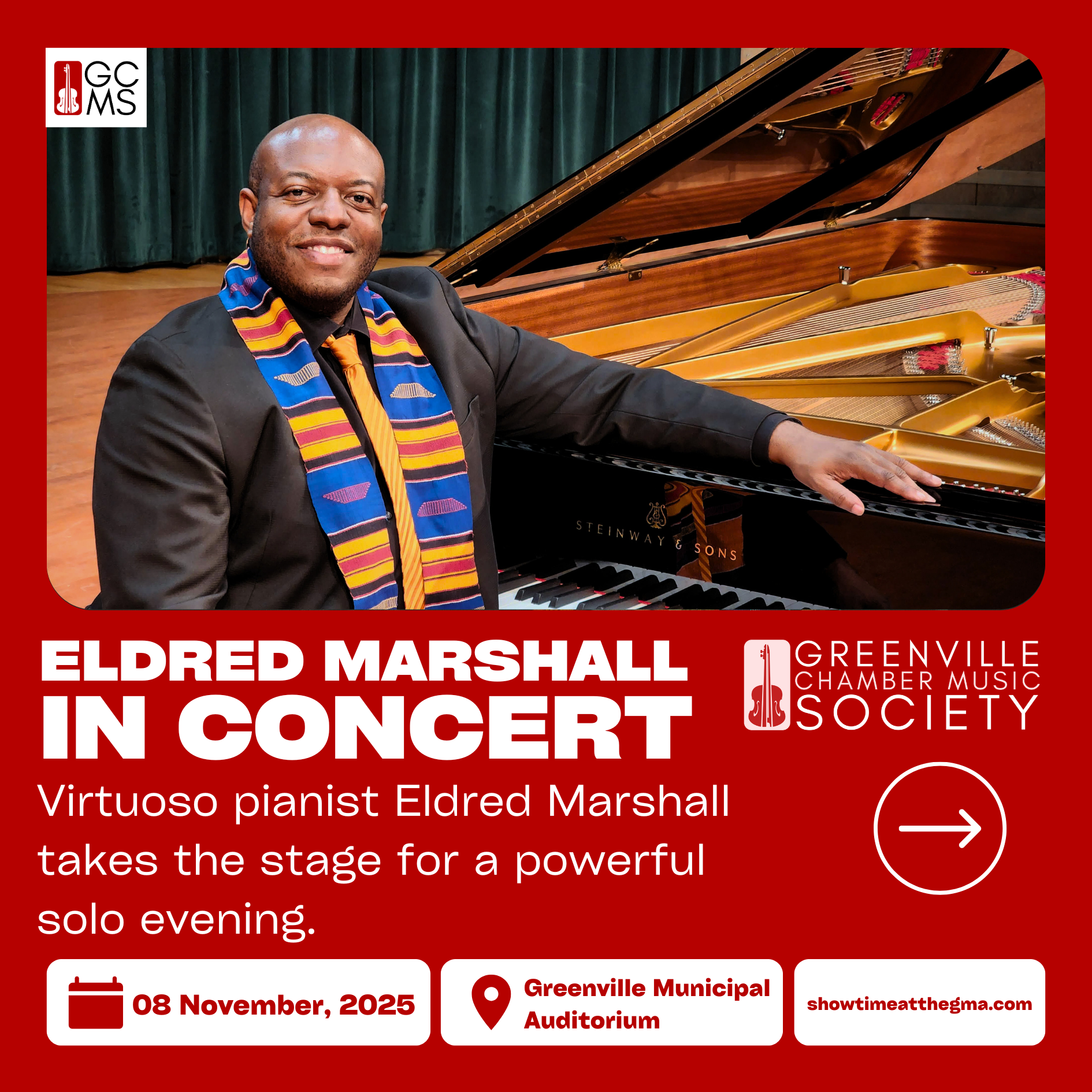 Eldred performing in concert